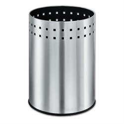 Урна-корзина для мусора 12 литров "Bionic", МАТОВАЯ, перфорированная, LAIMA, 232268 - фото 16563184
