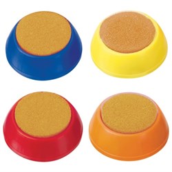 Губка для кассира, диаметр 57 мм, круглая, ассорти, УП02 - фото 16563243