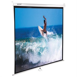 Экран проекционный настенный (150х150 см), матовый, 1:1, BRAUBERG "WALL", 236725 - фото 16563280