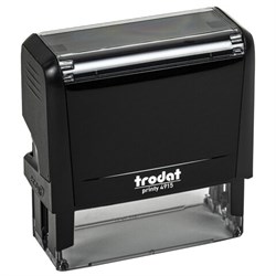 Оснастка для штампа, размер оттиска 70х25 мм, синий, TRODAT 4915 P4, подушка в комплекте, 56884 - фото 16563298