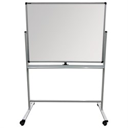 Доска для мела/магнитно-маркерная НА СТЕНДЕ 90х120 см, 2-сторонняя, зеленая/белая, BRAUBERG Premium, 236852 - фото 16563302