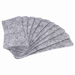 Салфетки сменные для стирателя магнитного BRAUBERG "Extra", 63х150 мм, КОМПЛЕКТ 10 шт., 237093 - фото 16563324