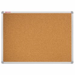 Доска пробковая для объявлений 100х150 см, алюминиевая рамка, ГАРАНТИЯ 10 ЛЕТ, РОССИЯ, BRAUBERG, 238181 - фото 16563416