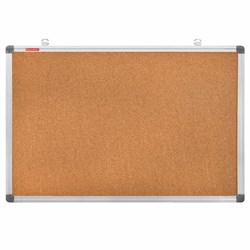 Доска пробковая для объявлений 60х90 см, алюминиевая рамка, BRAUBERG Extra, 238308 - фото 16563428