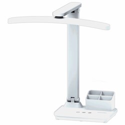 Настольная лампа / светильник беспроводная SONNEN PT-401, органайзер, USB, LED, 5 Вт, 3 режима, 238779 - фото 16563465