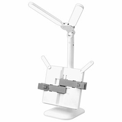 Настольная лампа / светильник беспроводная SONNEN PT-202, подставка для книг, USB, LED, 5 Вт, 3 режима, 238780 - фото 16563466