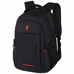 Рюкзак GERMANIUM UPGRADE универсальный, 3 отделения, отделение для ноутбука, USB-порт, "UP-2", черный, 47х33х21 см, 271666 - фото 16563643