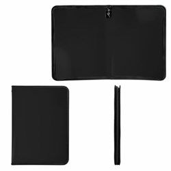 Папка для документов и тетрадей на молнии пластиковая BRAUBERG А4, 320х230 мм, черная, 271714 - фото 16563647