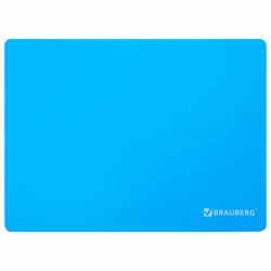 Настольное покрытие BRAUBERG для труда и творческих занятий, силикон, голубое, 30х40 см, 272373 - фото 16563741