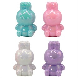 Точилка фигурная "Зайка", стеклянная серия, пластиковая, корпус ассорти, дисплей, CNT, 77249 - фото 16564066