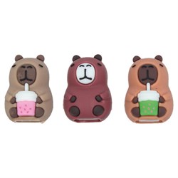 Точилка "Капибара", 1 отверстие, ассорти, 77247 - фото 16564093