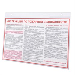 Подставка настенная для рекламных материалов ГОРИЗОНТАЛЬНАЯ (297х210 мм), А4, BRAUBERG, 290427 - фото 16564139