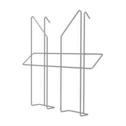 Лоток навесной для стоек ПАРУС, А4, 220х225х50 мм, проволочный, хром, 290445 - фото 16564145