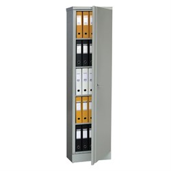 Шкаф металлический офисный ПРАКТИК "AM-1845", 1830х472х458 мм, 30 кг, разборный - фото 16564151