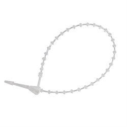 Петли для подвешивания бирок, регулируемые, 127 мм, комплект 1000 шт., BRAUBERG, 291047 - фото 16564218