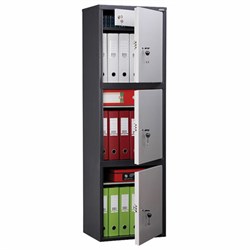Шкаф металлический для документов AIKO "SL-150/3Т" ГРАФИТ, 1490х460х340 мм, 37 кг, S10799153502 - фото 16564273