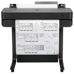 Плоттер HP DesignJet T630 24" A1, Wi-Fi, сетевая карта, с подставкой, 5HB09A - фото 16564483