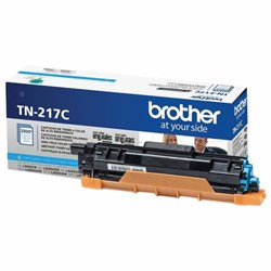 Картридж лазерный BROTHER (TN217C) HLL3230CDW/DCPL3550CDW/MFCL3770CDW, голубой, оригинальный, ресурс 2300 страниц - фото 16565188