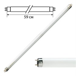 Лампа люминесцентная PHILIPS TL-D 18W/54-765, 18 Вт, цоколь G13, в виде трубки 59 см, холодный дневной свет - фото 16565826