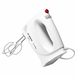 Миксер BOSCH MFQ3010, 300 Вт, 2 скорости, 2 венчика, 2 крюка для теста, белый - фото 16566055