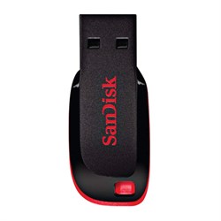 Флеш-диск 128 GB, SANDISK Cruzer Blade, USB 2.0, черный, SDCZ50-128G-B35 - фото 16566274