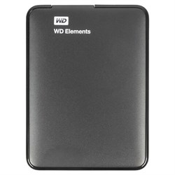 Внешний жесткий диск WD Elements Portable 1TB, 2.5", USB 3.0, черный, WDBUZG0010BBK-WESN - фото 16566316