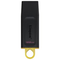 Флеш-диск 128 GB KINGSTON DataTraveler Exodia, разъем USB 3.2, черный/желтый, DTX/128GB - фото 16566325