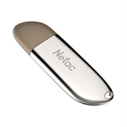 Флеш-диск 16 GB NETAC U352, USB 2.0, металлический корпус, серебристый, NT03U352N-016G-20PN - фото 16566341