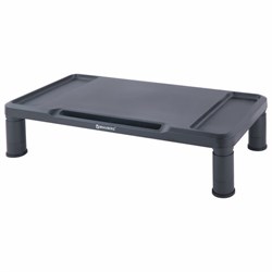 Подставка для монитора, ноутбука 555х265х114 мм, черная, BRAUBERG, 513792 - фото 16566349