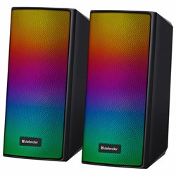 Колонки компьютерные DEFENDER SPITFIRE 2.0, 6 Вт, Bluetooth, питание от USB, 65047 - фото 16566393
