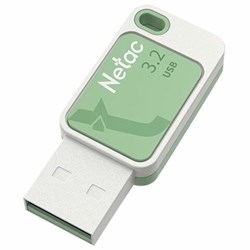 Флеш-диск 128 GB NETAC UA31, USB 3.2, зеленый, NT03UA31N-128G-32GN - фото 16566396