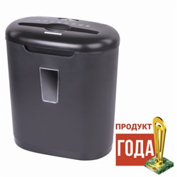 Уничтожитель (шредер) BRAUBERG S6, 3 уровень секретности, фрагменты 5х34 мм, 6 листов, корзина 16 литров, 530963 - фото 16566471