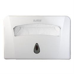 Диспенсер для покрытий на унитаз LAIMA PROFESSIONAL CLASSIC (Система V1) 1/2 сложения, белый, ABS-пластик, 601429 - фото 16567069