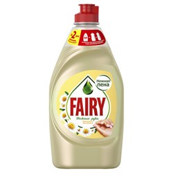 Средство для мытья посуды, 450 мл, FAIRY (Фейри) "Ромашка и витамин Е" - фото 16567170