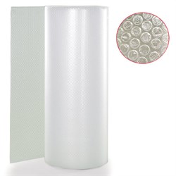 Пленка воздушно-пузырчатая 3-х слойная, ширина 1,2 м, длина 100 м, плотность 60 г/м2 - фото 16567189