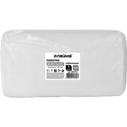 Полотно ВАФЕЛЬНОЕ отбеленное, рулон 0,45х50 м, плотность 140 (±10) г/м2, LAIMA, 604754, ГС - фото 16567217