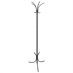 Вешалка-стойка "Нова-3", 1,84 м, основание 46х52 см, 5 крючков, металл, черная - фото 16567278