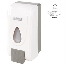 Дозатор для жидкого мыла LAIMA PROFESSIONAL ECONOMY, НАЛИВНОЙ, 1 л, ABS-пластик, белый, 607321, X-2228-1 - фото 16567373