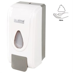 Дозатор для жидкого мыла-пены LAIMA PROFESSIONAL ECONOMY, НАЛИВНОЙ, 1 л, ABS-пластик, белый, 607322, X-2228-F1 - фото 16567374