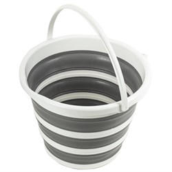 Ведро складное силиконовое 10 литров круглое d=32 см для дома, дачи и авто, LAIMA Home, 608668 - фото 16567540