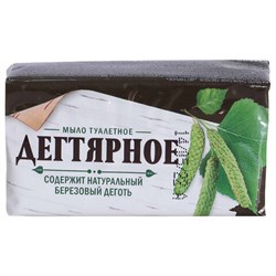 Мыло туалетное 140 г ЧИСТЫЕ ТРАДИЦИИ, "Дегтярное", 1066-2 - фото 16567609