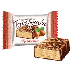Конфеты шоколадные СЛАВЯНКА "Боярушка", вафельные, с арахисом и пралине, 1000 г, пакет, 70093 - фото 16567882
