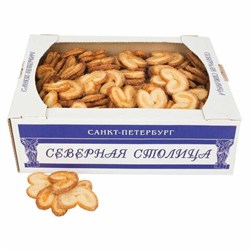 Печенье слоеное СЕВЕРНАЯ СТОЛИЦА "Валентинки" 2,5 кг, картонная коробка - фото 16567978