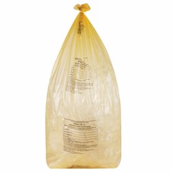 Пакеты для медицинских отходов КОМПЛЕКТ 50 шт., класс Б (желтые), 120 л, 70х110 см, 16 мкм, Респект - фото 16568071