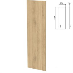 Дверь ЛДСП средняя "Приоритет" (356х18х1167 мм), БЕЗ ФУРНИТУРЫ, кронберг, К-937, К-937 кронберг - фото 16568364