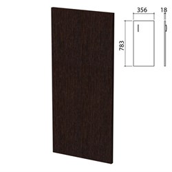 Дверь ЛДСП низкая "Приоритет" (356х18х783 мм), БЕЗ ФУРНИТУР, венге, К-936, К-936 венге - фото 16568383