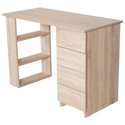 Стол письменный/компьютерный BRABIX "Scandi CD-016", 1100х500х750 мм, 4 ящика, дуб сонома, 641892, ЦБ013707-2 - фото 16568400