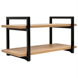 Полка BRABIX "SMART WS-002", 580х290х300 мм, ЛОФТ, 2 полки, металл/ЛДСП бунратти, 641952 - фото 16568414