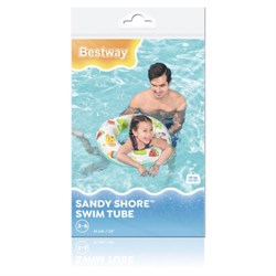 Надувной круг для плавания, диаметр 61 см, 3-6 лет, до 60 кг, АССОРТИ, BESTWAY, 36014 - фото 16568835