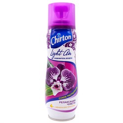 Освежитель воздуха аэрозольный 300 мл CHIRTON (Чиртон) Light Air "Релаксация чувств", сухое распыл, 45590, 4607145645590 - фото 16568903
